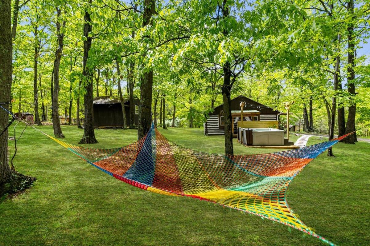 Modernized Log Cabin W Hot Tub Fire Pit & Views Berkeley Springs Exterior photo